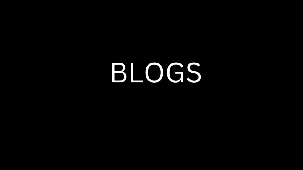 Blogs Section